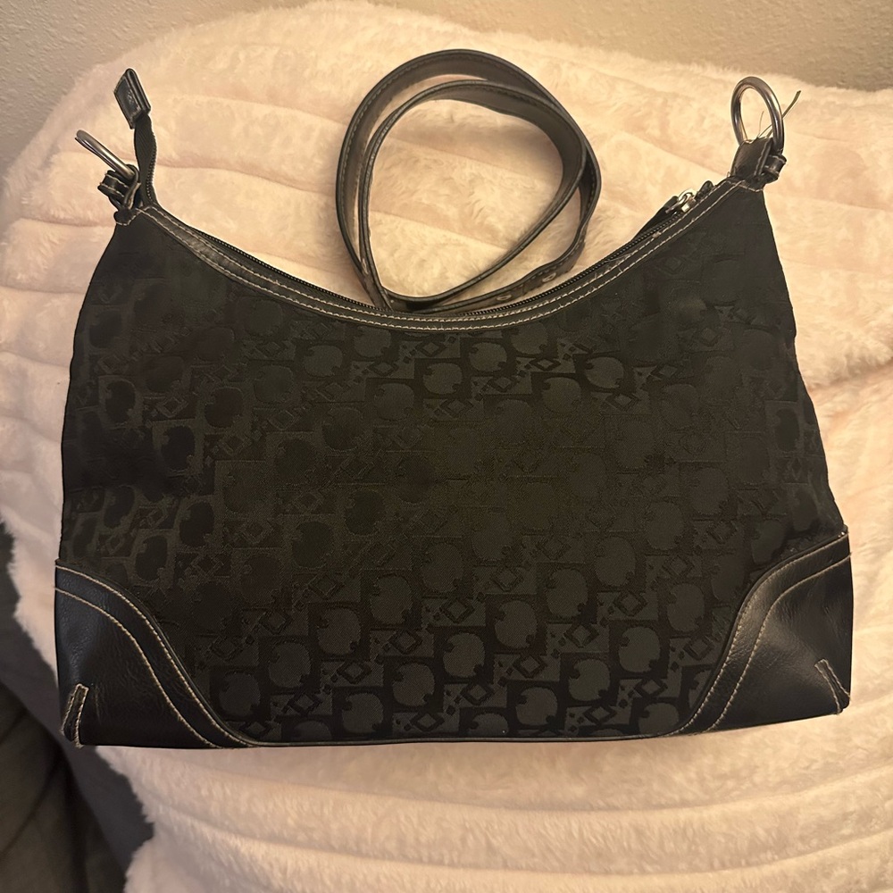 Rosetti Classic Black Patterned Shoulder Bag - image 2